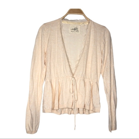 Angel of the North Tie String closure Women's Cardigan - Size Medium - Picture 1 of 9